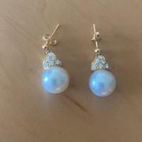 Orecchini perle e brillanti