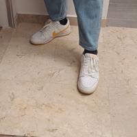 Nike Dunk bianche e gialle 44