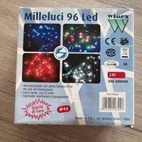 Luci Natale Wimex Milleluci 96 LED blu per esterno