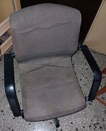 Sedia regolabile ruote e piedini Ergonomica da pc