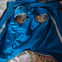 cappottino antipioggia con imbottitura cani taglia