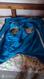 cappottino antipioggia con imbottitura cani taglia