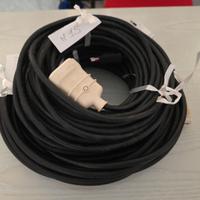 CAVO ELETTRICO CIRCA 50 MT 3 PROLUNGHE Di 16 MT