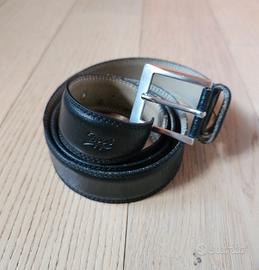 Cintura nera in pelle Zippo (tg. 105) 