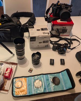 Sony nex 6 e tutto corredo completo 