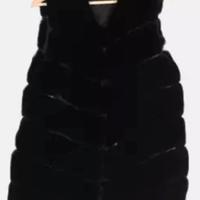 Eco pelliccia senza maniche