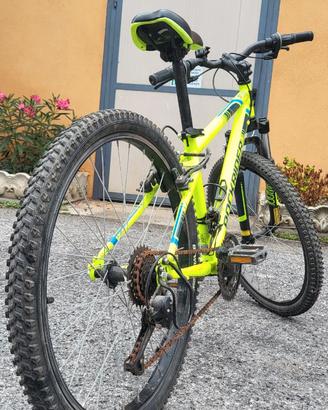 MTB ROCKRIDER 24 POLLICI ST 500 GIALLO FLUO