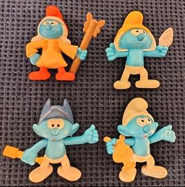 Lotto 4 Puffi McDonald's