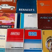 Libretto / manuale uso e manutenzione