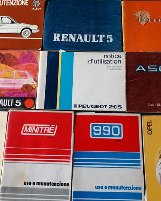 Libretto / manuale uso e manutenzione