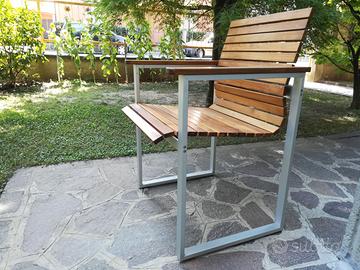 sedie legno/alluminio