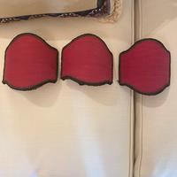 Tre ventoline paralumi rosse