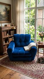 poltrona monoposto in elegante