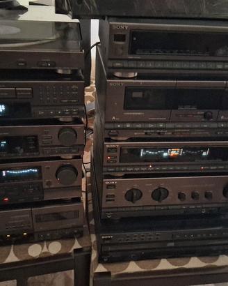 impianto hi fi sony vintage