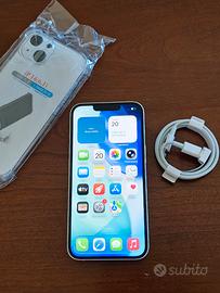 iphone14 128GB Bianco - sbloccato /Dual sim fisica