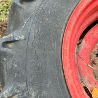 2 ruote complete trattore cerchio e gomma 9%13 26