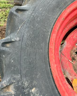 2 ruote complete trattore cerchio e gomma 9%13 26