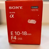 Sony E 10-18mm f/4 OSS usato (per Sony E)