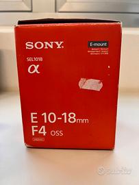 Sony E 10-18mm f/4 OSS usato (per Sony E)