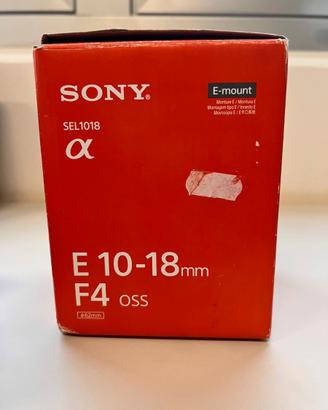 Sony E 10-18mm f/4 OSS usato (per Sony E)
