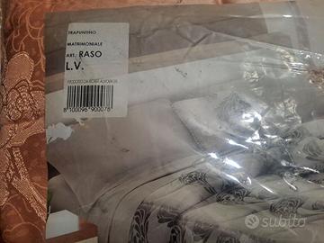Trapuntino matrimoniale. Nuovo. Mai usato 