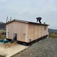 Casa legno / garage 616x300 cm