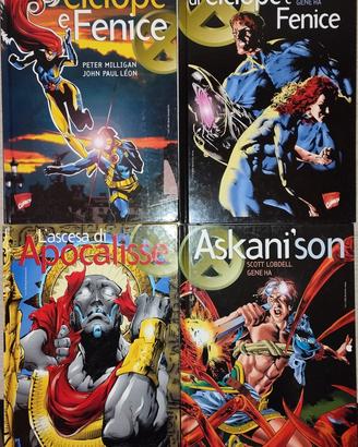 4 Volumi X-Men cartonati Marvel Italia 1996