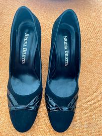Décolleté nere Bruna Diletta Tg 36 Tacco 8 cm