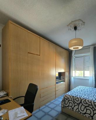 camera da letto armadio legno