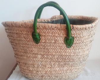 Borsa da mare in paglia