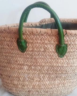 Borsa da mare in paglia