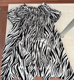 Mini vestito zebrato, marca TO-LU