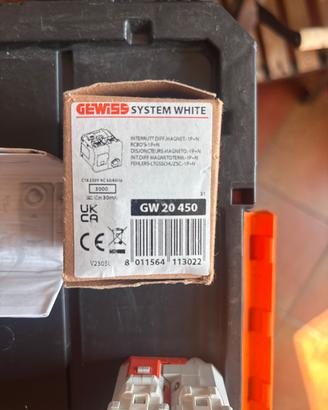 Interruttore magnetotermico differenziale gewiss