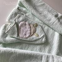 Accappatoio a poncho unisex tg. 1-3 anni