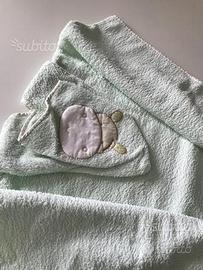 Accappatoio a poncho unisex tg. 1-3 anni
