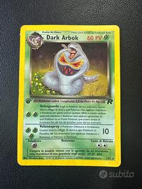 Dark arbok 2/82 1 ed rocket holo pokemon ita inked