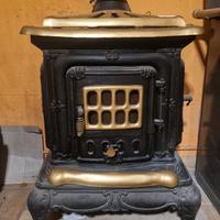 stufa a legna vintage