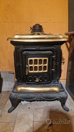stufa a legna vintage