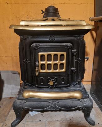 stufa a legna vintage