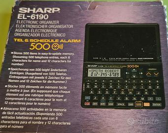 calcolatrice ed orologio, organizzatore elettronic