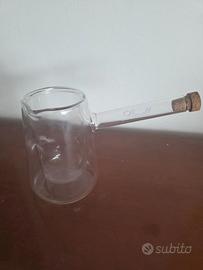 Cioccolatiera in vetro Lindt a doppia parete