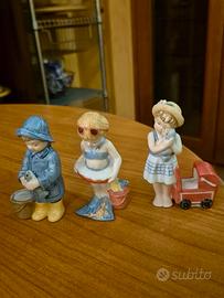 Royal Copenaghen statuine Mini-kinder 010+012+014