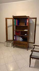 Scrivania e libreria arte povera