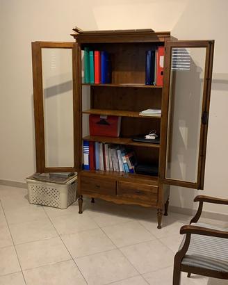 Scrivania e libreria arte povera