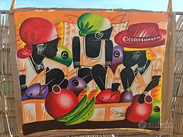 Dipinto  quadro originale - Arte Naif Haitiana 