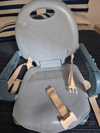 due sedia pappa da viaggio Chicco