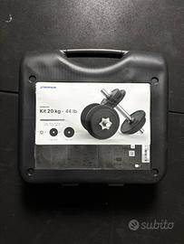 Kit Manubri 20kg con valigetta - Completo