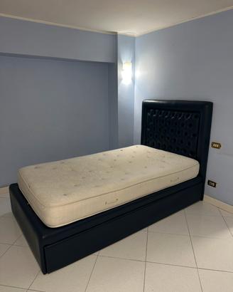 Letto una piazza e mezza con estraibile singolo