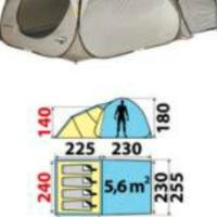 tenda chuechua base seconds 4.1  + materassini