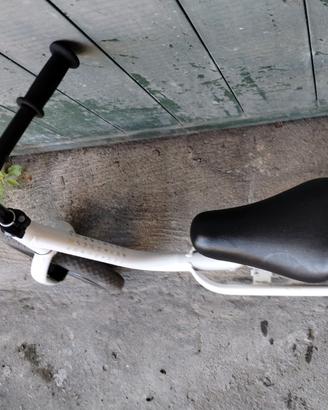 bicicletta bambino senza pedali bianca Btwin 10''